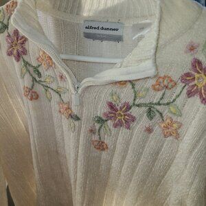 Alfred Dunner Embroidered Sweater